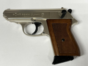 Röhm RG 800 vernickelt mit Holzgriff Sammlerpistole