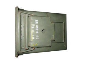 US Munitionskiste Metall Mittel Cal.50/5.56 Gebraucht