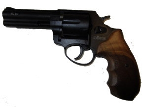 Röhm RG 99 brüniert mit Holzgriffschalen, 9mm R Knall