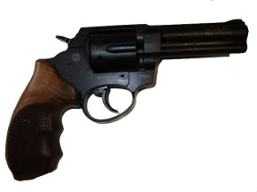 Röhm RG 99 brüniert mit Holzgriffschalen, 9mm R Knall