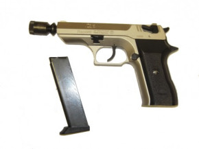 Model Record Mod. COP, vernickelt, 9mm P.A.K.